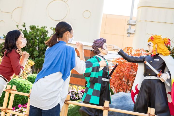 USJ鬼滅 ライド前広場