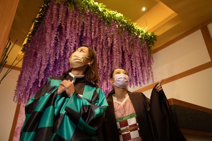 USJ鬼滅 藤の花の食事処