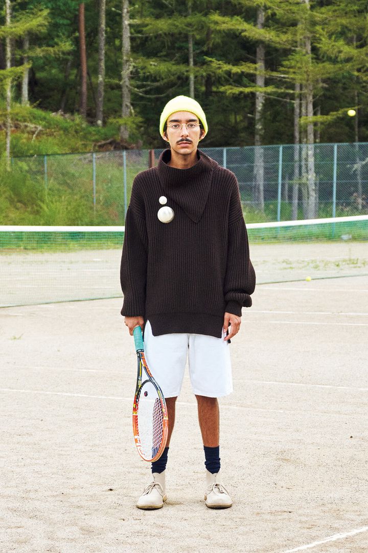 〈ジルサンダー〉クルーネックニット