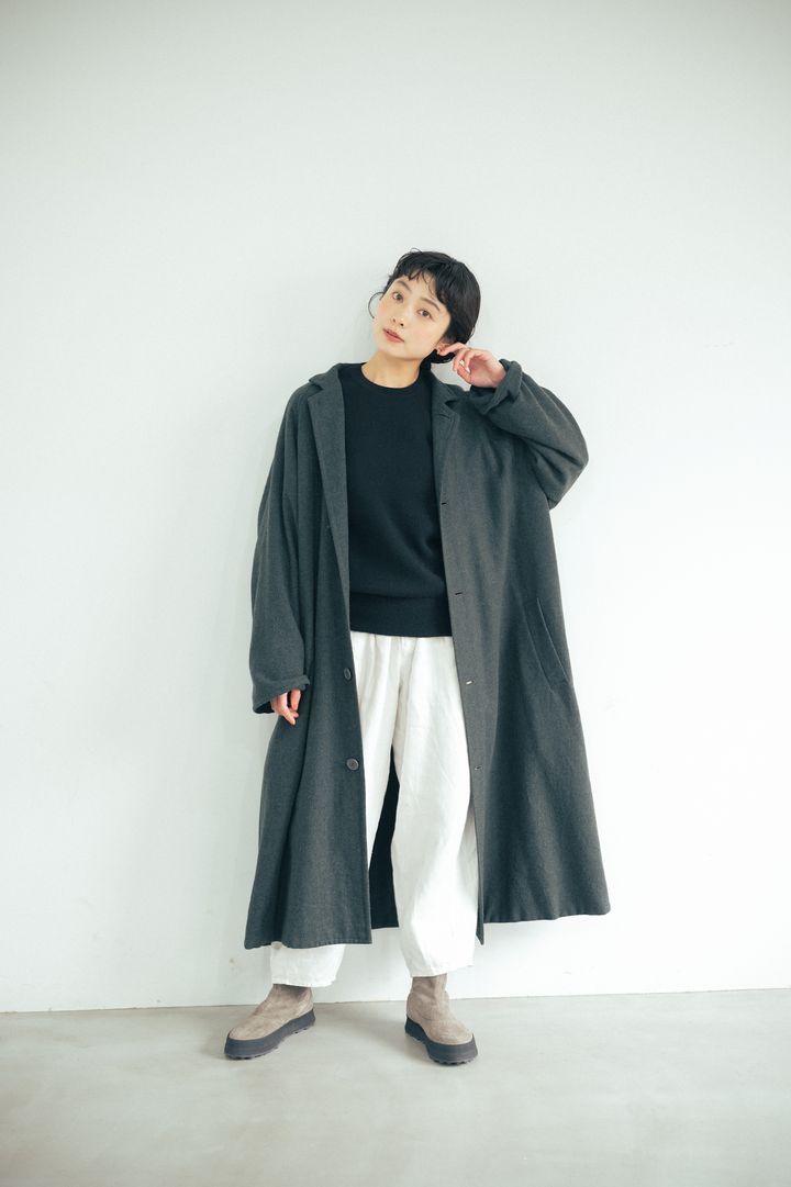 《ボーディー》のカシミヤ100％ニットは毎冬着るのが楽しみ！【FUDGE FRIEND おしゃれさんの毎日コーディネート vol.306｜田中真里奈】