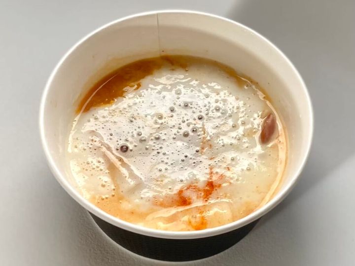 ロゼトッポギスープ温め後