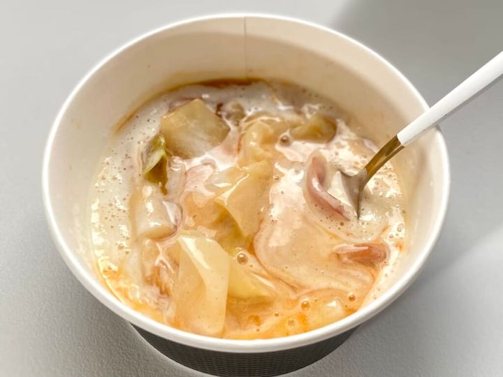 「白すぎ？！なロゼトッポギスープ」具材