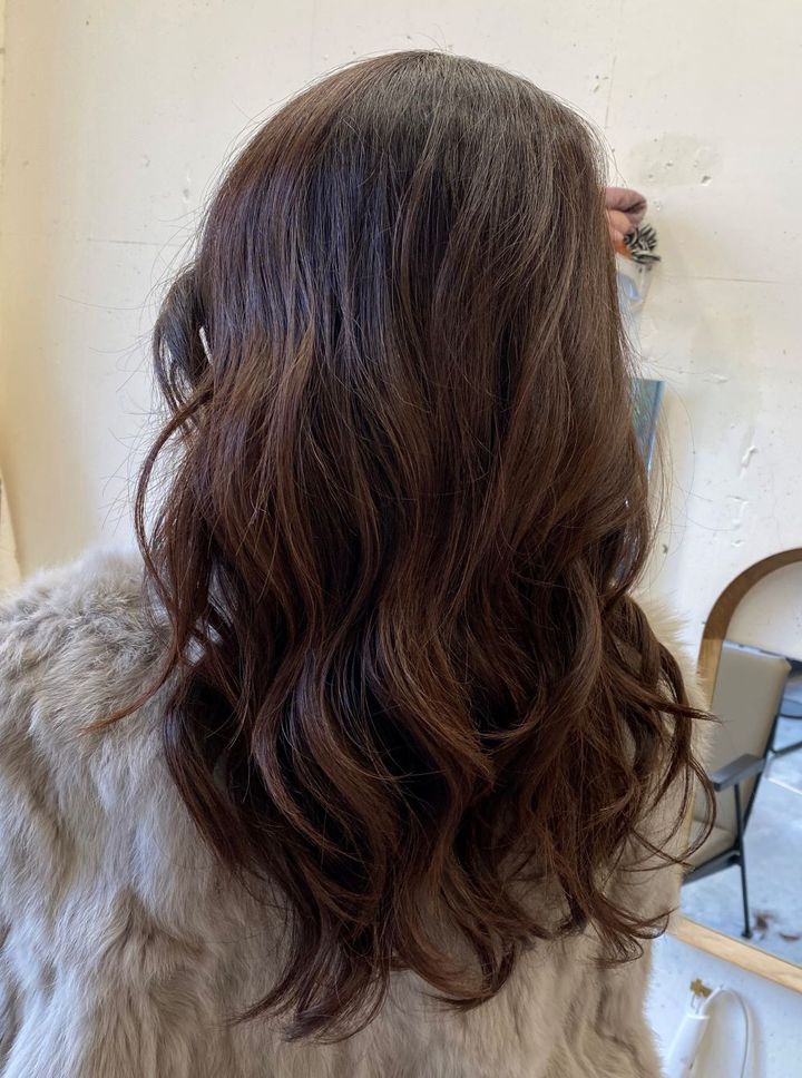 ふんわりパーマスタイル