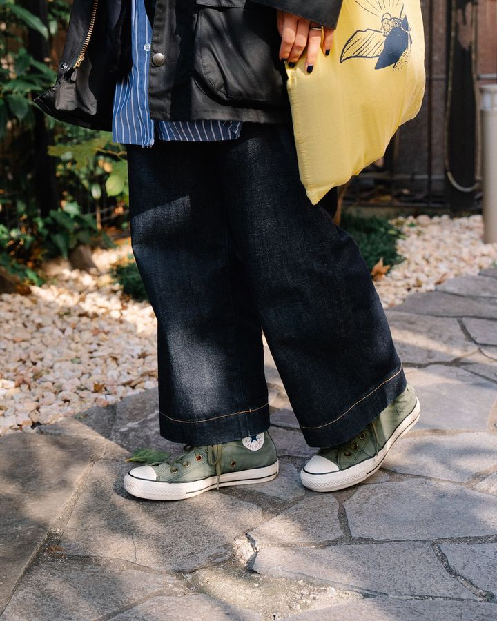 センス溢れる真冬の“デニム”ルック5選。重ね着でコーデを洗練させよう【TOKYO SNAP】