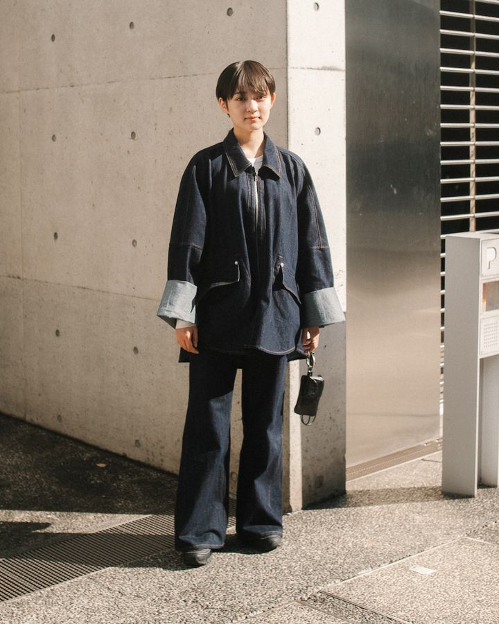 センス溢れる真冬の“デニム”ルック5選。重ね着でコーデを洗練させよう【TOKYO SNAP】