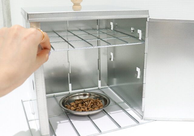 モノマスター付録のムーミンの燻製キットの網