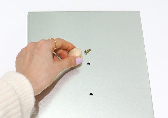 雑誌付録のムーミンの燻製キットの木のつまみ