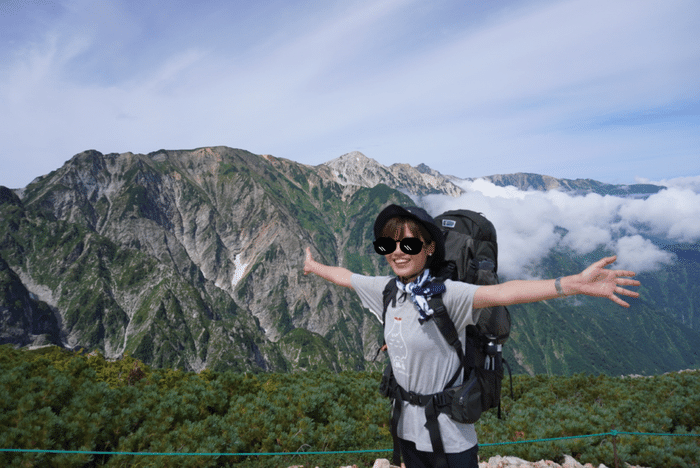 白馬岳Tシャツと白馬三山