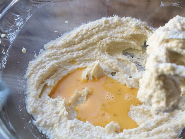 ケーキバー レシピ 卵を混ぜる