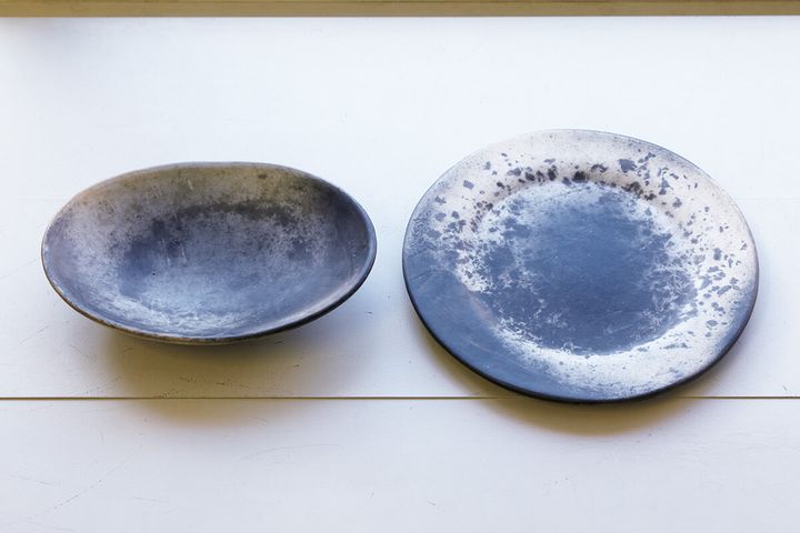 石川裕信による炭化焼き締め