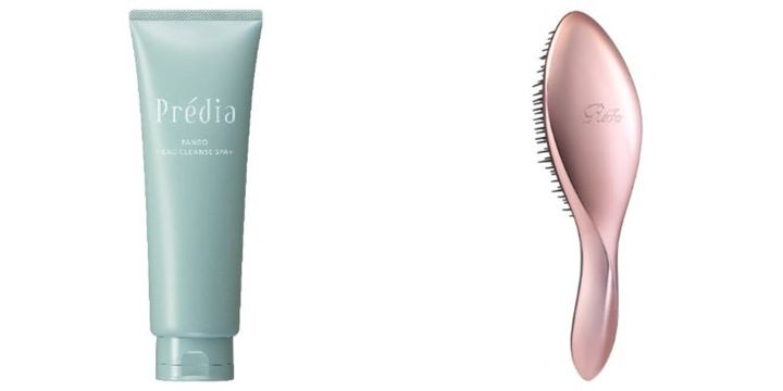 画像: ＜左から＞【プレディア】「ファンゴ ヘッドクレンズ SPA+」250g ¥2,200円（税込）、【リファ】「エールブラシ」¥3,800（税込） 出典：@cosme