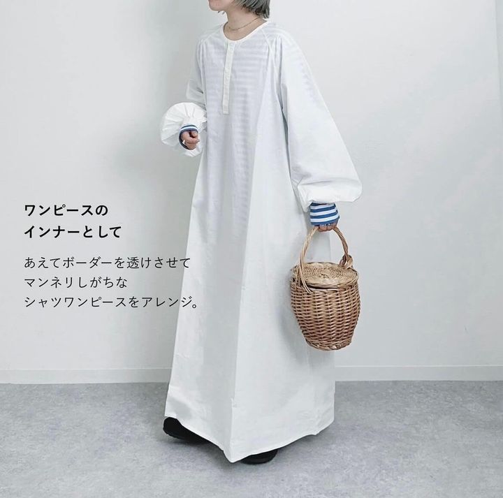 ソフトコットンボーダーラウンドヘムT_3