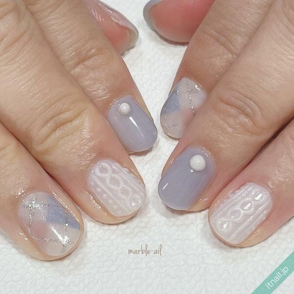 marble-ailが投稿したネイルデザイン [photoid:I0124827] via Itnail Design (726605)