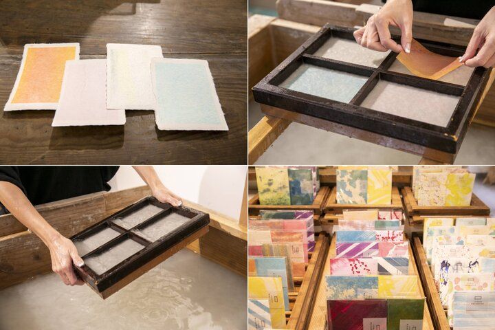 浅草で紙漉き体験♪ 「和紙雑貨の店 watashino」でオリジナルの和紙づくりを