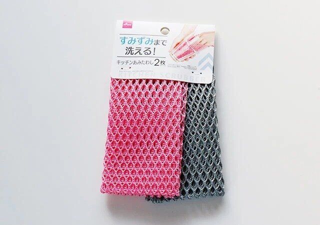 ダイソーのキッチンあみたわしのパッケージ