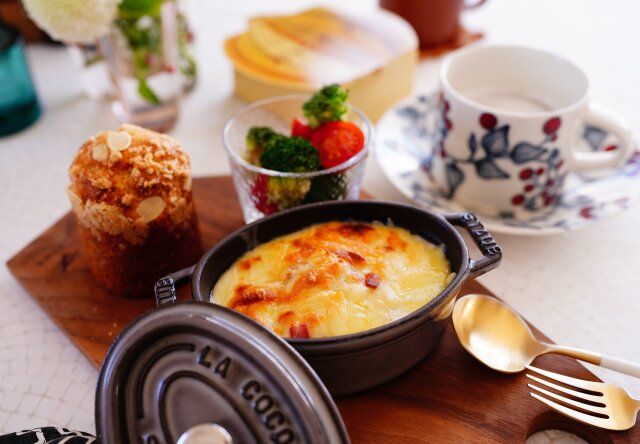 グラタン ホワイトソース 米粉 レシピ 完成