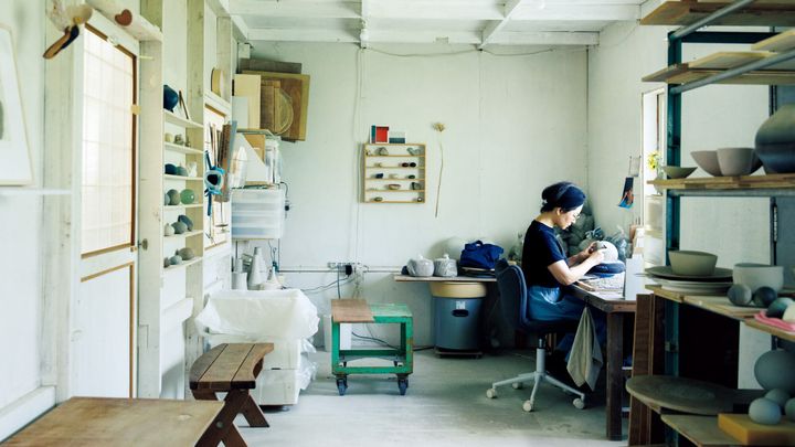 陶芸家・打田翠のアトリエ