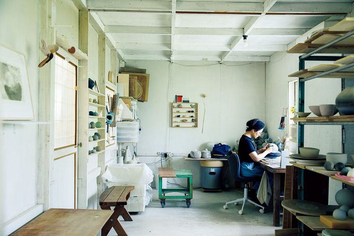 陶芸家・打田翠のアトリエ