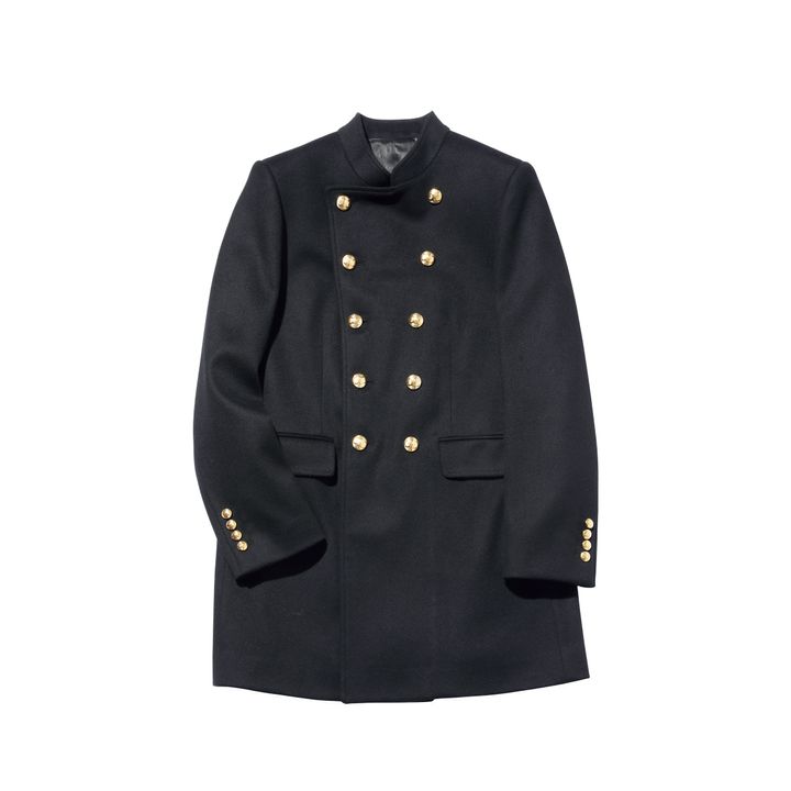 CELINEのオフィサーコート