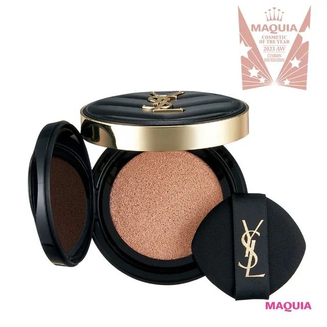 MAQUIAベストコスメ2023下半期 ファンデーション部門ランキング_クッションファンデーション部門 TOP5_【1位】イヴ･サンローラン アンクル ド ポー ルクッションＮ