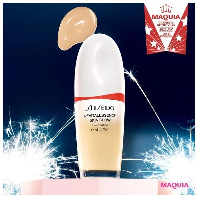 MAQUIAベストコスメ2023下半期 ファンデーション部門ランキング_リキッドファンデーション部門 TOP5_【1位】SHISEIDO エッセンス スキングロウ ファンデーション