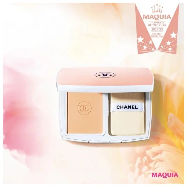 MAQUIAベストコスメ2023上半期 ファンデーション部門ランキング_パウダリーファンデーション部門 TOP5_【1位】シャネル ル ブラン ブライトニング コンパクト