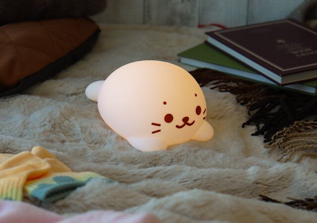 しろたん ほわほわお部屋ライトは自動オフタイマー機能付きでおやすみタイムにぴったり