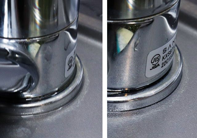 ダイソーの水垢お掃除グッズ