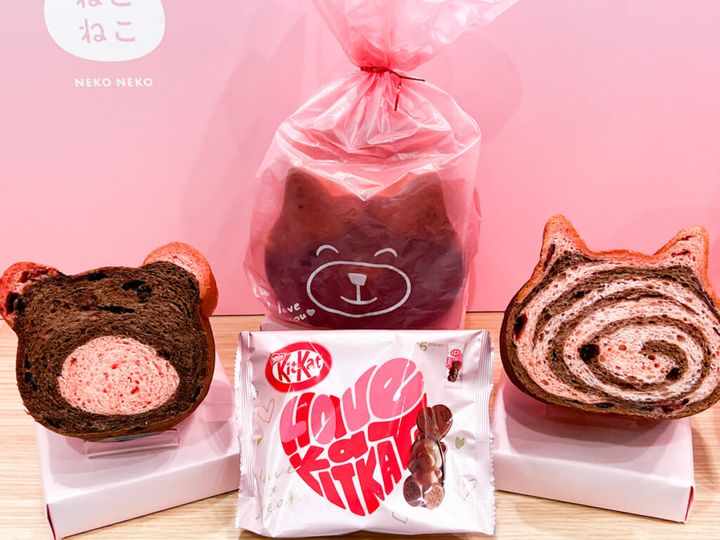 「ねこねこ食パン」と「くま型キットカット」がコラボしたよ！かわいい「くまくま食パン」も初登場♪