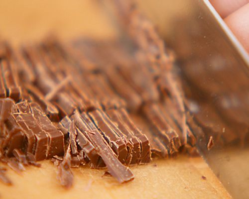 白と黒の生チョコレートの下準備2