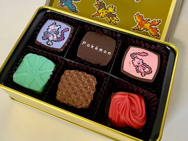 ミュウやミュウツー、フリーザー、サンダー、ファイヤーのチョコ メリー