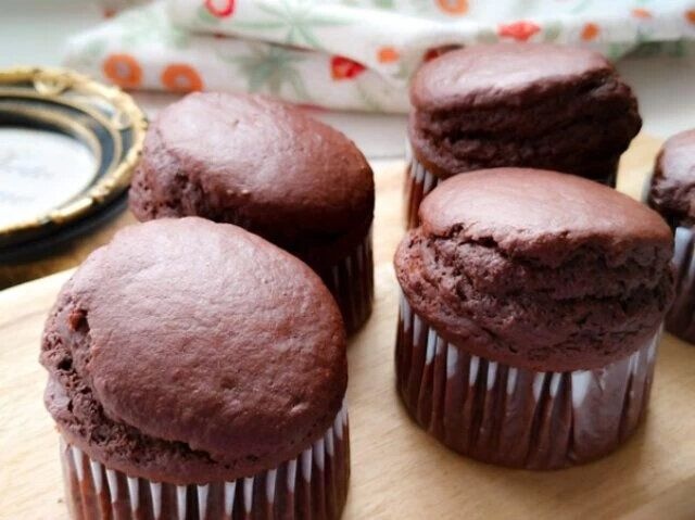 米粉のチョコレートマフィン