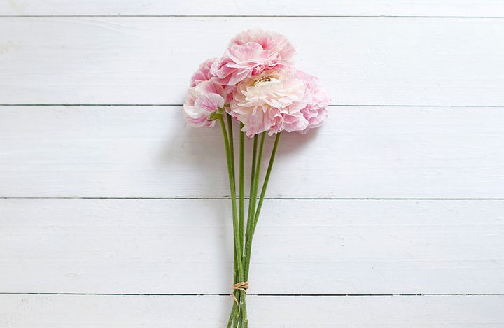 ラナンキュラスのアレンジ