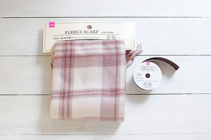 マフラーでアレンジ