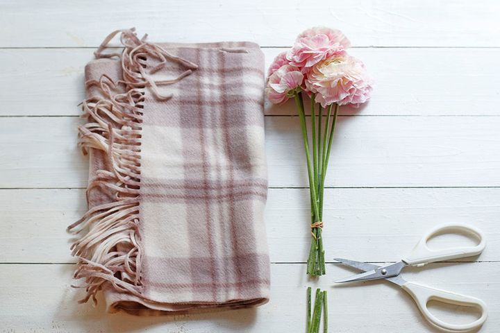 ラナンキュラスのアレンジ