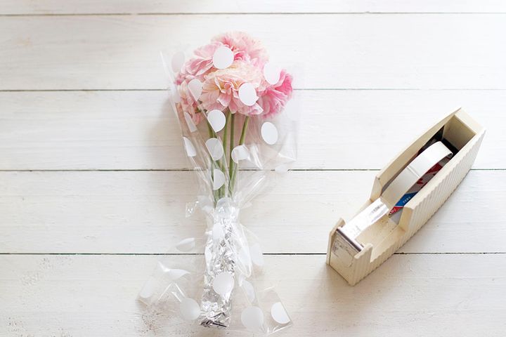 ラナンキュラスのアレンジ