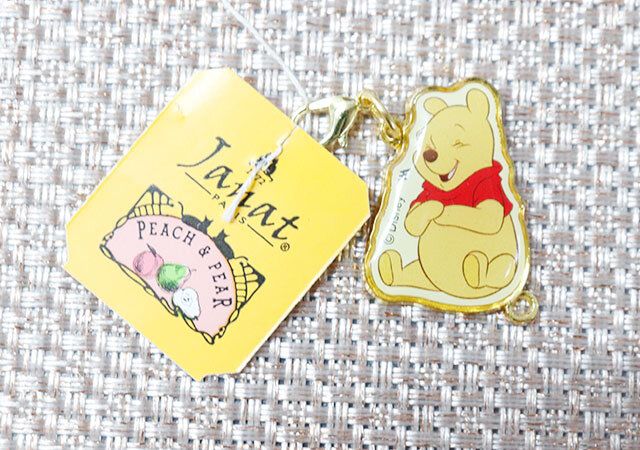 セリアのプー メタルチャームはタグの落下防止に使える