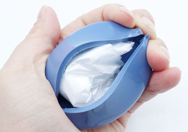 スリーコインズの温泉に行こう コインケースはビニール袋入れにぴったり