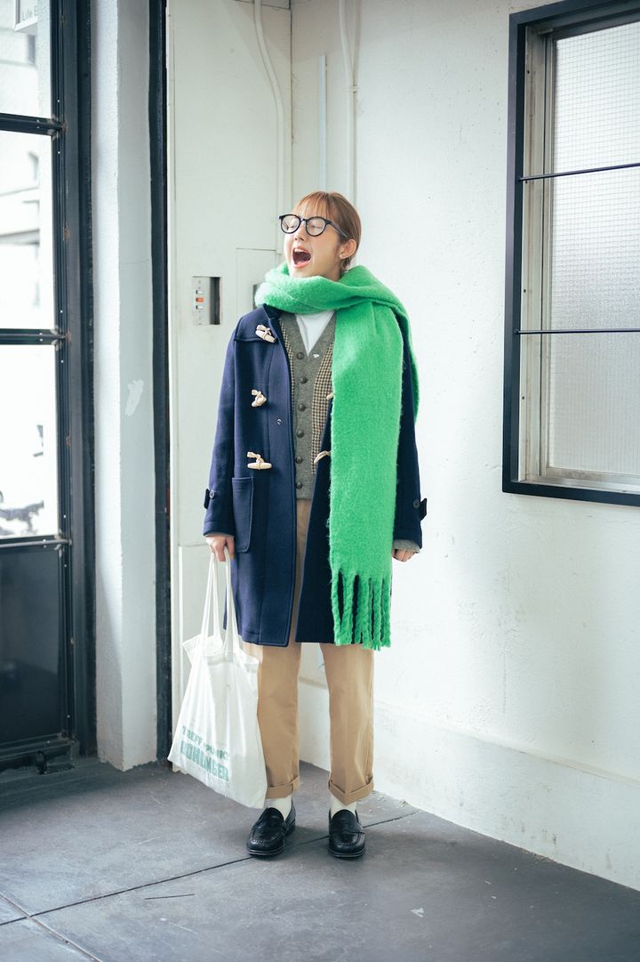 今すぐマネしたい！“コート×マフラー”のお洒落な組み合わせ2選【FUDGE FRIEND おしゃれさんの毎日コーディネート】