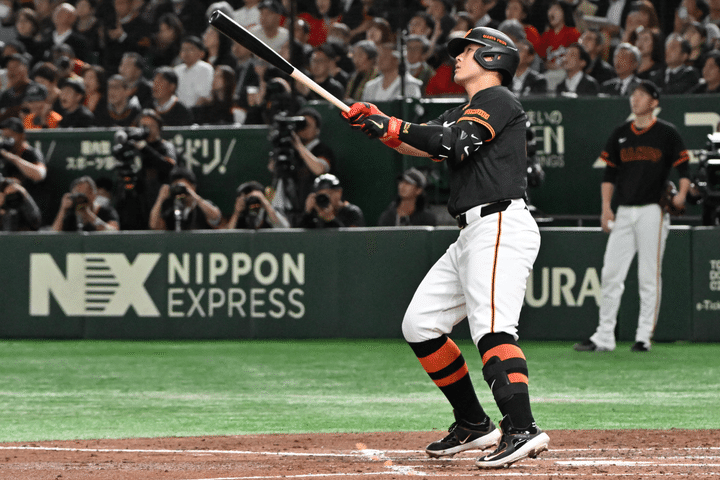 岡本和真選手実用 日本を代表するスラッガー #岡本和真 選手が勝負強さを発揮する2