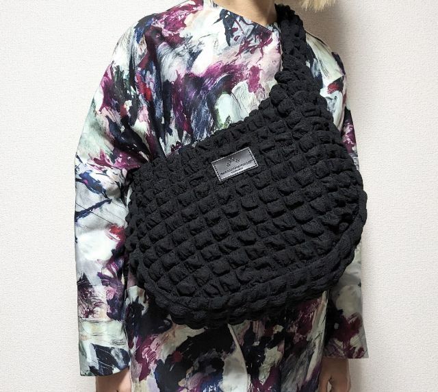 斜めがけしたところ