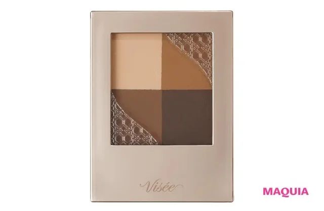 MAQUIAプチプラコスメグランプリ2023 アイシャドウ部門ランキング_【2位】ヴィセ ニュアンス マット クリエイター BE-1