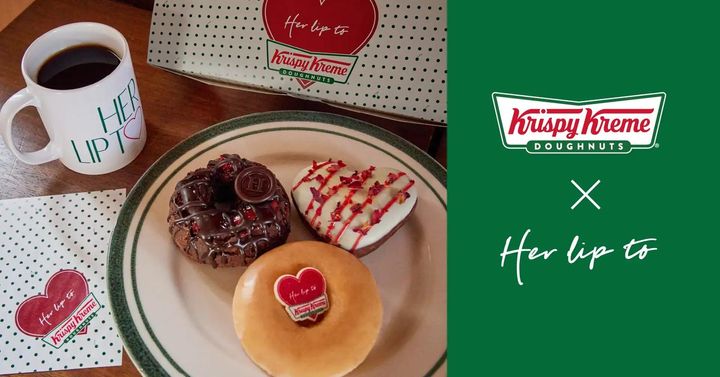 画像: 「Her lip to BOX」テイクアウト¥1,490、イートイン¥1,518(どちらも税込） 出典：クリスピー・クリーム・ドーナツ