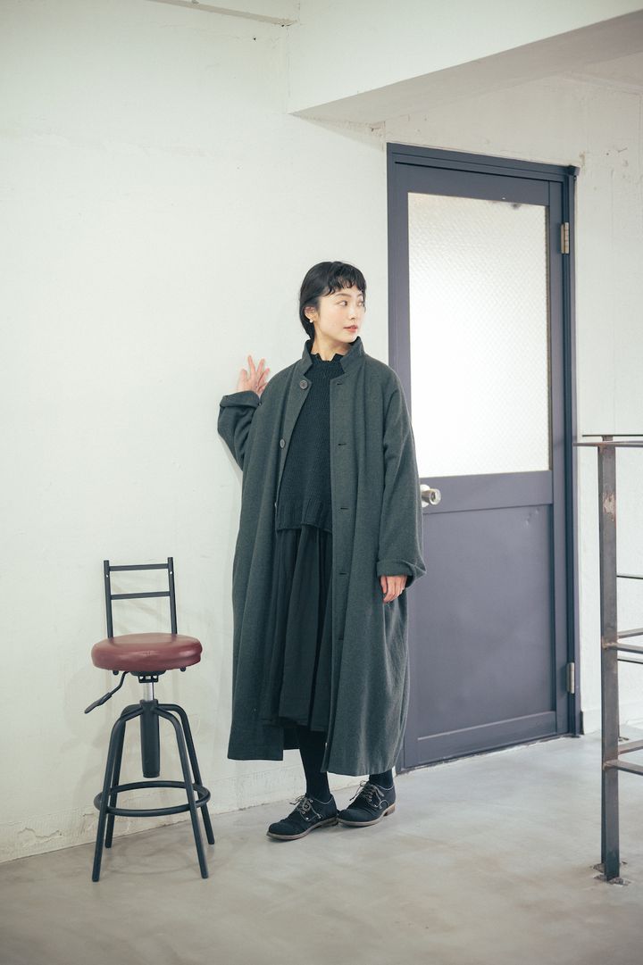 真冬の“ワンピース”着こなし。ニットを重ねてお洒落に暖かく【FUDGE FRIEND おしゃれさんの毎日コーディネート vol.311｜田中真里奈】