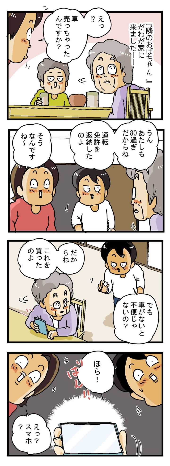 【運転免許を返納】したおばちゃんが 車の代わりに買ったもの