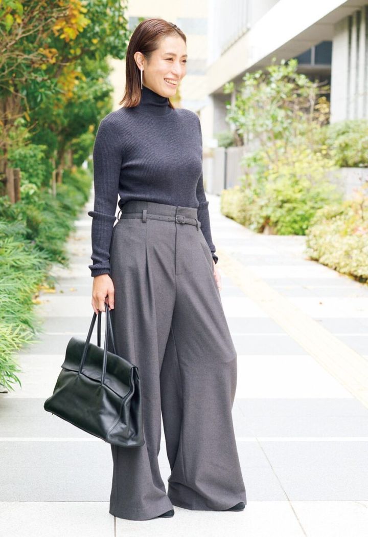 ウィムガゼット 高岡さん スナップ グレー