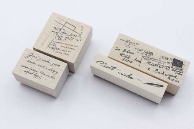 ラバースタンプ：クラシックレターの全体像