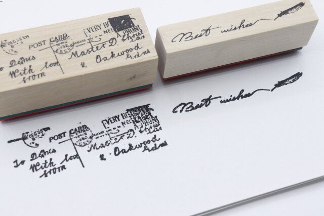 ラバースタンプ：クラシックレターの使用感