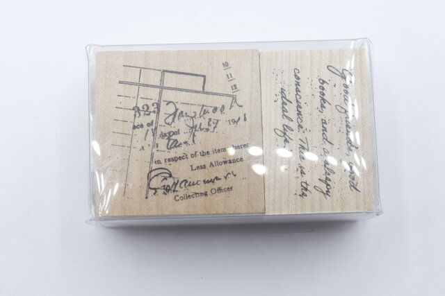 ラバースタンプ：クラシックレターの商品情報