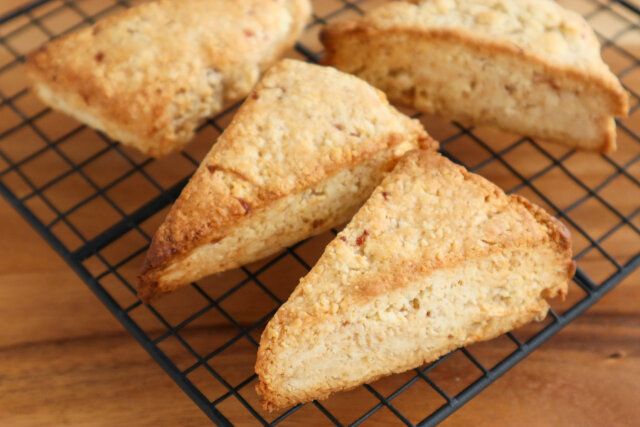 いちごとクリームチーズのスコーン レシピ 完成